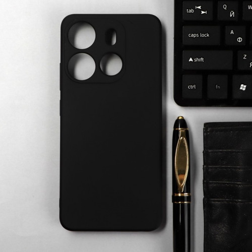 Чехол iBox Case, для телефона Tecno Spark GO (2023), силиконовый, черный (производитель не указан)