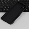Чехол для Samsung Galaxy A13, силиконовый, матовый, черный No Name
