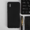 Чехол PERO, для телефона Samsung A02, силиконовый, черный PERO