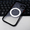 Чехол LuazON для iPhone 12 Pro, поддержка MagSafe, с окантовкой, пластиковый, черный Luazon Home