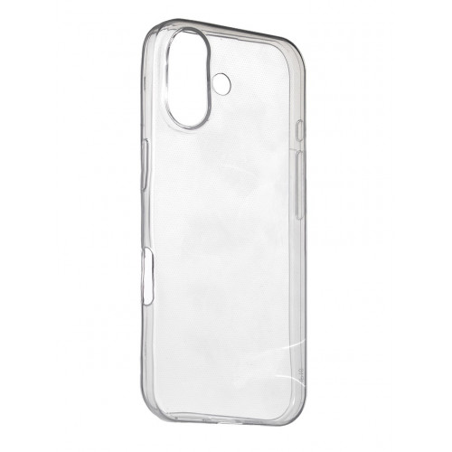 Чехол Luazon для iPhone 16, силиконовый, прозрачный (производитель не указан)