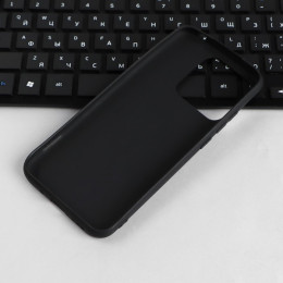 Чехол PERO, для телефона Xiaomi Redmi 10A, силиконовый, черный