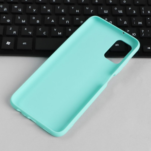 Чехол PERO, для телефона Samsung M52, силиконовый, бирюзовый PERO