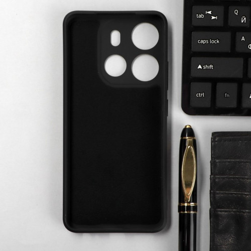 Чехол iBox Case, для телефона Tecno Spark GO (2023), силиконовый, черный (производитель не указан)