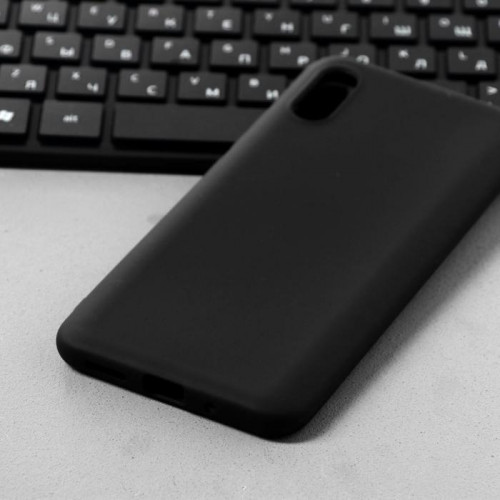 Чехол Innovation, для Xiaomi Redmi 9A, силиконовый, матовый, черный Innovation