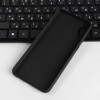 Чехол PERO, для телефона Samsung A02, силиконовый, черный PERO