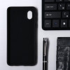 Чехол Krutoff, для Samsung Galaxy A01 Core, матовый, черный Krutoff