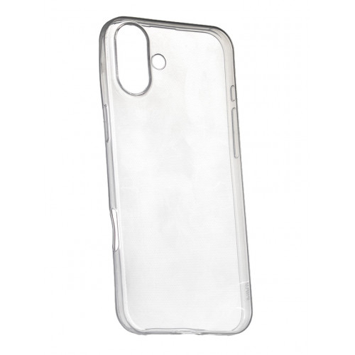 Чехол Luazon для iPhone 16 Plus, силиконовый, прозрачный (производитель не указан)
