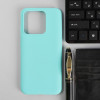 Чехол PERO, для телефона Xiaomi Redmi 10A, силиконовый, бирюзовый PERO
