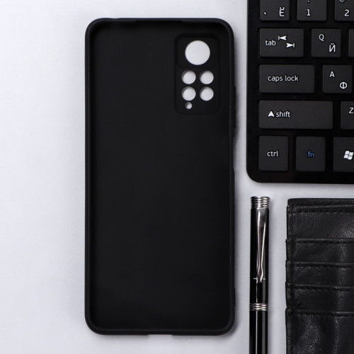 Чехол Innovation, для Xiaomi Redmi Note 11 Pro, силиконовый, матовый, черный Innovation