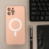 Чехол LuazON для iPhone 12 Pro Max, поддержка MagSafe, силиконовый, розовый Luazon Home