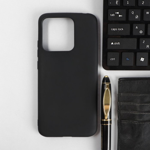 Чехол PERO, для телефона Xiaomi Redmi 10A, силиконовый, черный PERO