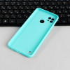 Чехол PERO, для телефона Realme C21, силиконовый, бирюзовый PERO