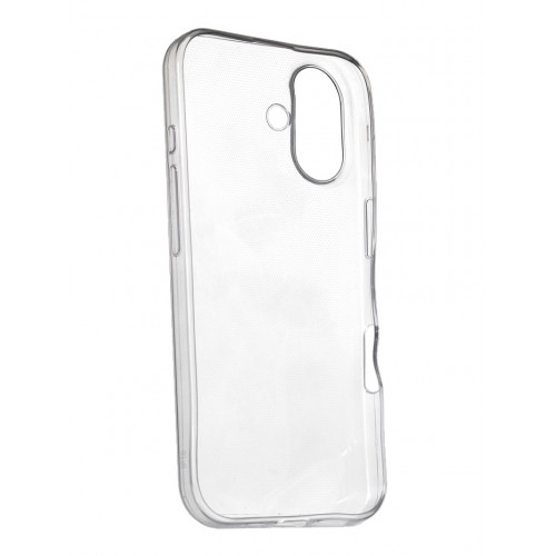 Чехол Luazon для iPhone 16, силиконовый, прозрачный (производитель не указан)