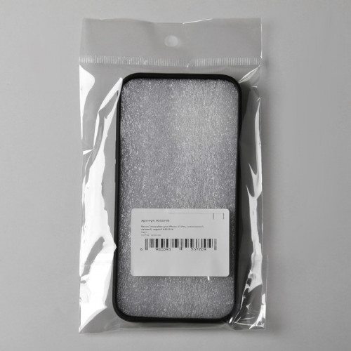 Чехол Innovation для iPhone 13 Pro, силиконовый, матовый, черный Innovation