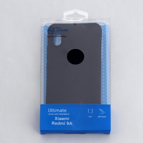 Чехол Red Line Ultimate для Xiaomi Redmi 9A, силиконовый, черный Red Line