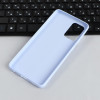 Чехол PERO, для телефона Samsung A72, силиконовый, голубой PERO