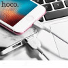 Кабель Hoco X20, Lightning - USB, 2,4 А, 1 м, PVC оплетка, белый Hoco