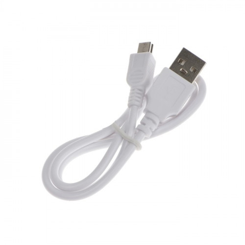 Кабель Luazon, miniUSB - USB, 1 А, 0.5 м, только для зарядки, белый Luazon Home