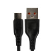 Кабель D-01T, Type-C - USB, 2.4 А, 1 м, черный (производитель не указан)