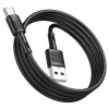 Кабель Hoco X83, Type-C - USB, 3 А, 1 м, передача данных, ПВХ, чёрный Hoco