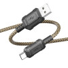 Кабель Hoco X94, Type-C - USB, 3 А, 1 м, передача данных, ПВХ, золотистый Hoco