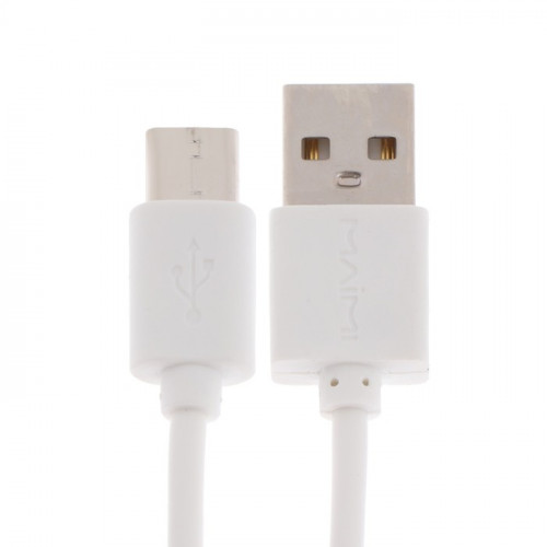 Кабель Maimi M215, Type-C - USB, 2 А, 1 м, белый Maimi