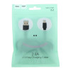 Кабель Hoco X13, microUSB - USB, 2,4 А, 1 м, PVC оплетка, чёрный Hoco