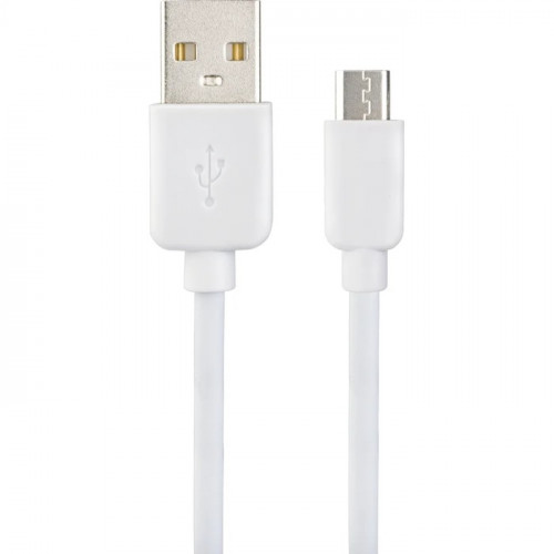 Кабель PERFEO, micro USB - USB, 2 A, 2 м, белый Perfeo