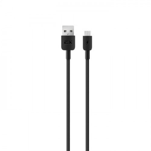 Кабель Exployd EX-K-1241, microUSB - USB, 2.4 А, 1 м, силиконовая оплетка, черный Exployd