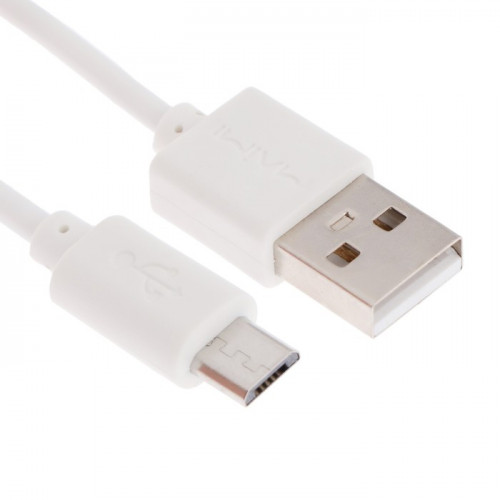 Кабель Maimi M215, microUSB - USB, 2 А, 1 м, белый Maimi