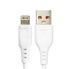 Кабель D-01L, Lightning - USB, 2.4 А, 1 м, белый (производитель не указан)