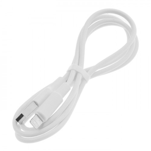 Кабель Hoco X25, Lightning - USB, 2 А, 1 м, PVC оплетка, белый Hoco