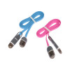 Кабель 2 в 1 Luazon, microUSB/Lightning - USB, 1 А, 0.9 м, плоский, МИКС Luazon Home