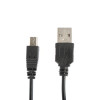 Кабель Luazon, miniUSB - USB, 1 А, 0.5 м, только для зарядки, чёрный Luazon Home