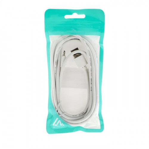 Кабель Luazon, microUSB - USB, 1 А, 2 м, белый Luazon Home