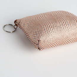 Кошелёк-монетница на молнии, 12×2.5×8.5 см, золотистый
