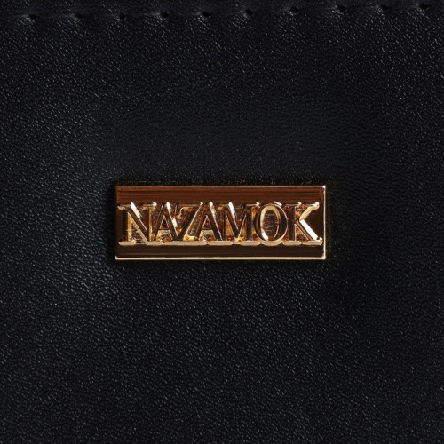 Кошелёк женский на молнии NK, чёрный NAZAMOK