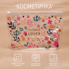 Косметичка из прозрачного PVC 21×2×14 см Flower Lover NAZAMOK