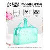 Косметичка-сумочка на молнии для бассейна, с ручками, с рисунком, зелёная (производитель не указан)