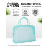 Косметичка-сумка на молнии для бассейна, с ручками, с принтом, зелёная (производитель не указан)