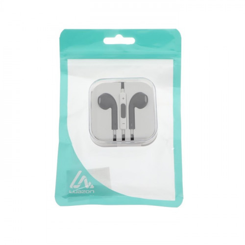 Наушники Luazon VBT 1.2, проводные, вкладыши, микрофон, кабель 1 м, чёрные Luazon Home