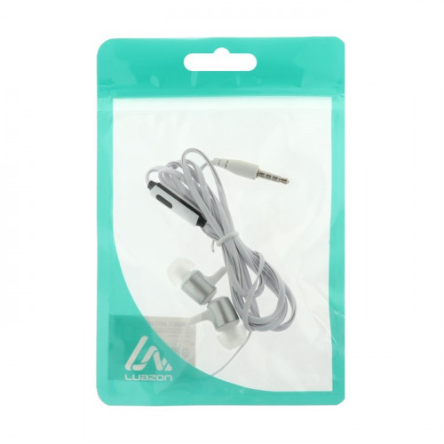 Наушники Luazon W-03, вакуумные, микрофон, Jack 3.5 мм, кабель 1.16 м, чёрный Luazon Home