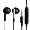 Наушники R-8, проводные, вкладыши, микрофон, Jack 3.5 мм, кабель 1 м, чёрные (производитель не указан)