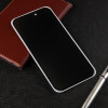 Защитное стекло для iPhone 15/16, антишпион, 9H, 0.33 мм, чёрное (производитель не указан)