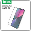 Защитное стекло Hoco G1, для iPhone 13 mini, ПЭТ слой, анти отпечатки, чёрное Hoco