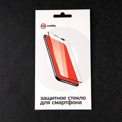 Защитное стекло mObility, для Tecno Spark 8p/8c, полный клей, чёрное Red Line