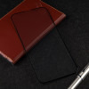Защитное стекло mObility, для iPhone 14 Plus, полный клей, чёрное Red Line