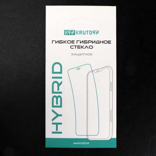 Защитное стекло Krutoff, для Huawei P Smart/Honor 10 Lite/10i/10i Pro/20Lite/20i/20e, гибрид Krutoff