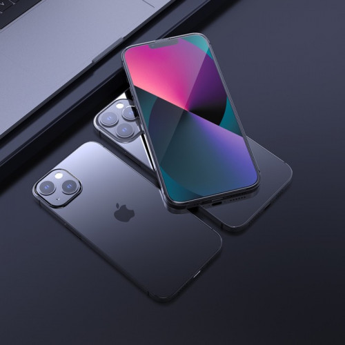Защитное стекло Hoco G1, для iPhone 13 mini, ПЭТ слой, анти отпечатки, чёрное Hoco